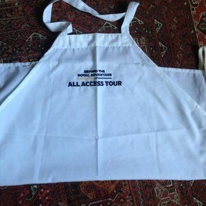 Royal Caribbean ALL ACCESS TOUR Behind The Royal Advantage APRON has 2 sm stains